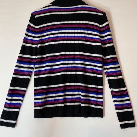 Striped Quarter Zip Sweater Size XL (15-17) - Picture 4 of 4